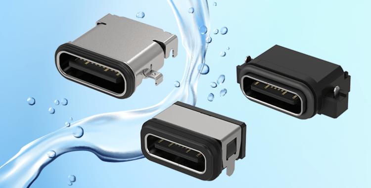 Waterproof USB Type-C connectors