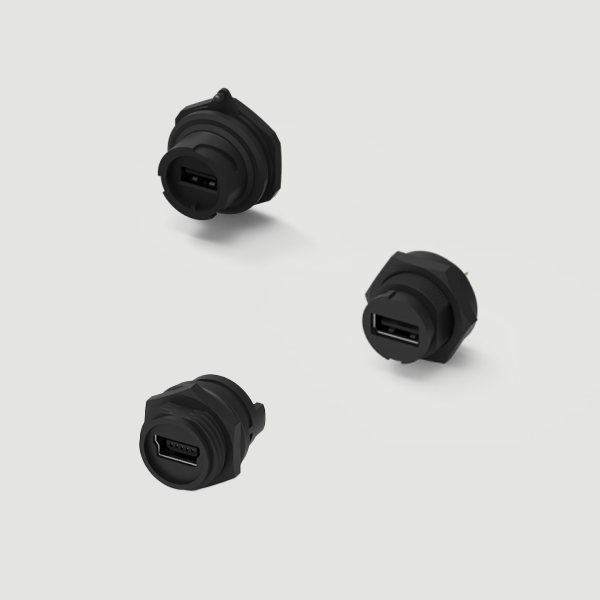 Sealed USB Panel Mount Connectors