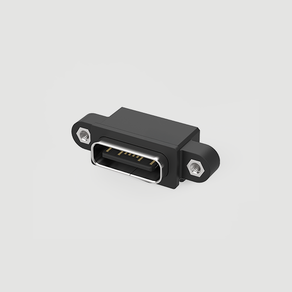 USB Type-C Screw Lock Waterproof Connectors