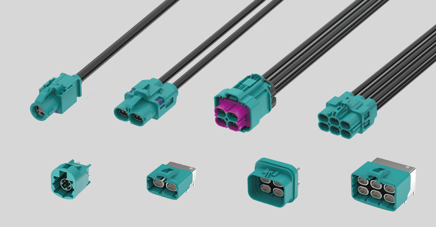 HS-MTP and HSD Connectors for ADAS and Multi-Gigabit Ethernet