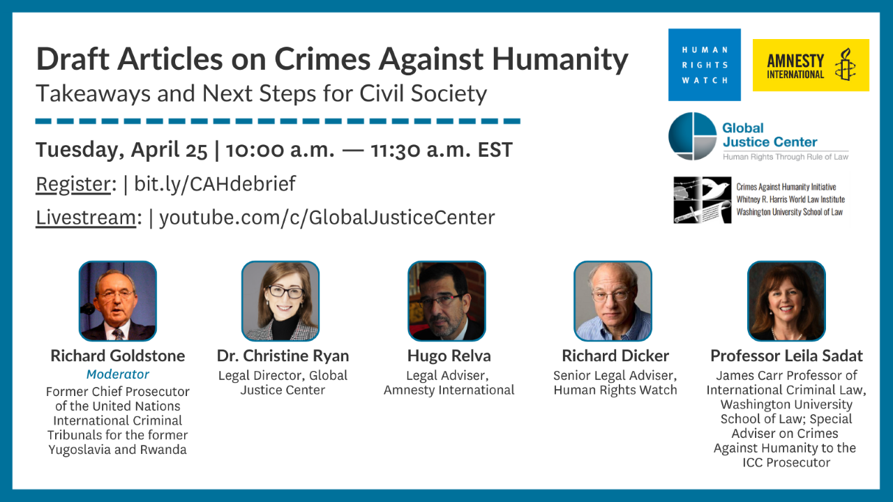 GJC, AI, HRW CAH Webinar