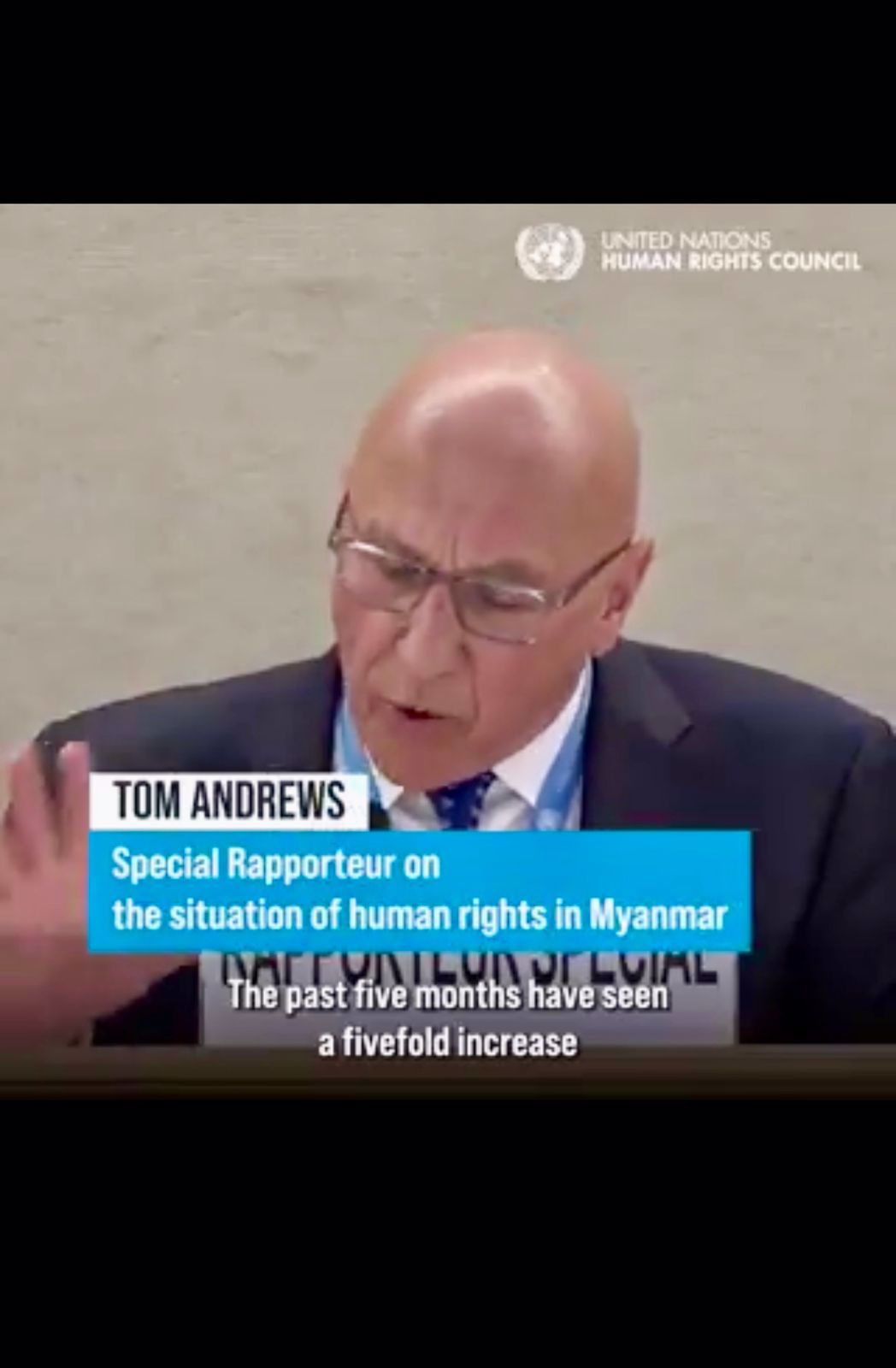 Tom Andrews on Myanmar