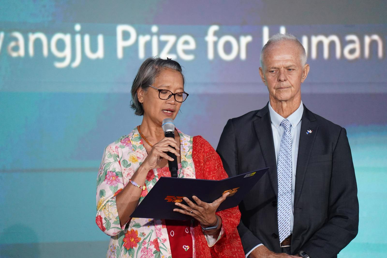 AJAR receives the 2025 Gwangju Prize for Human Rights