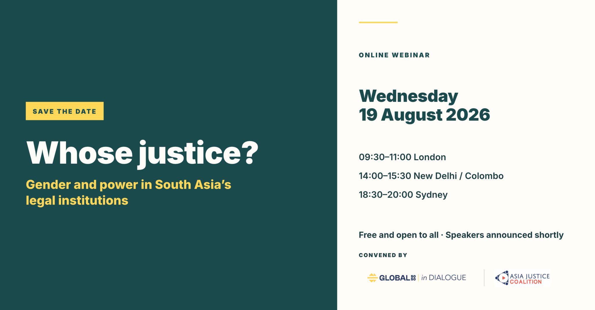 AJC and Global 50/50 webinar