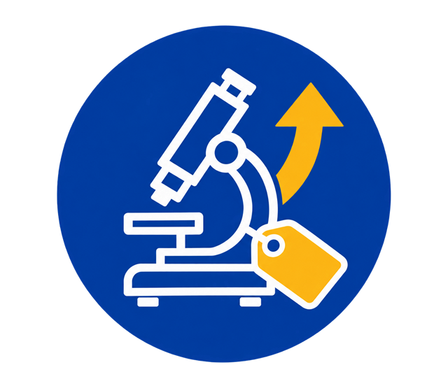 Microscope Capitalization Threshold Icon