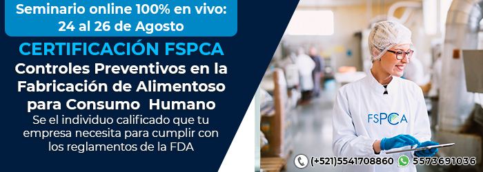 Certificación FSPCA