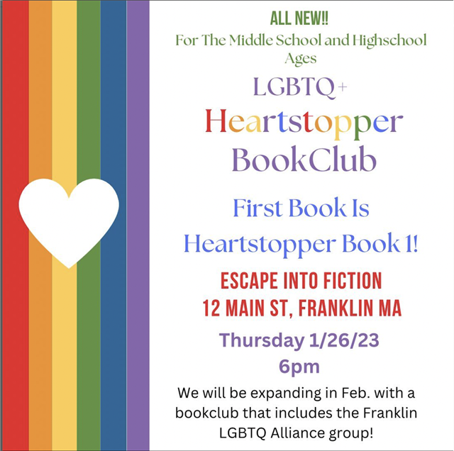 Escape into Fiction  LGBTQIA+ Middle and High Schoolers