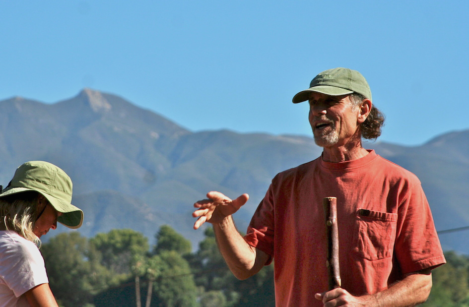 Lanny on the trail