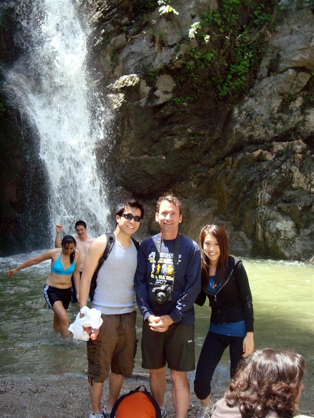 Jim Adams on field trip with USC students