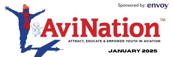 Media Platform for Youth in Aviation January Newsletter Logo