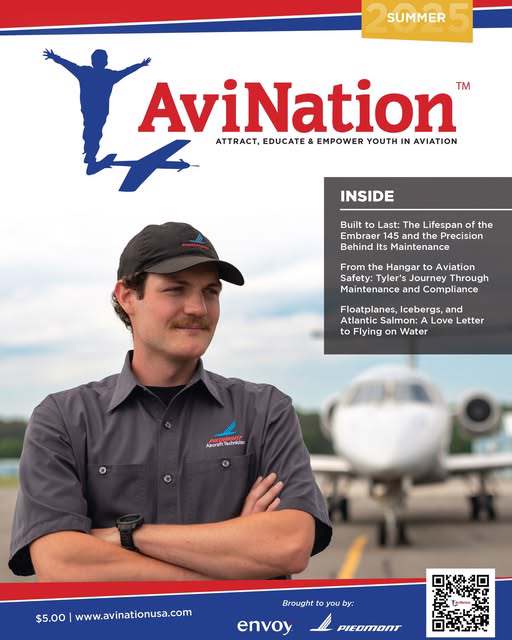 Cover of AviNation Summer Edition Airplane Mechanic with Jet