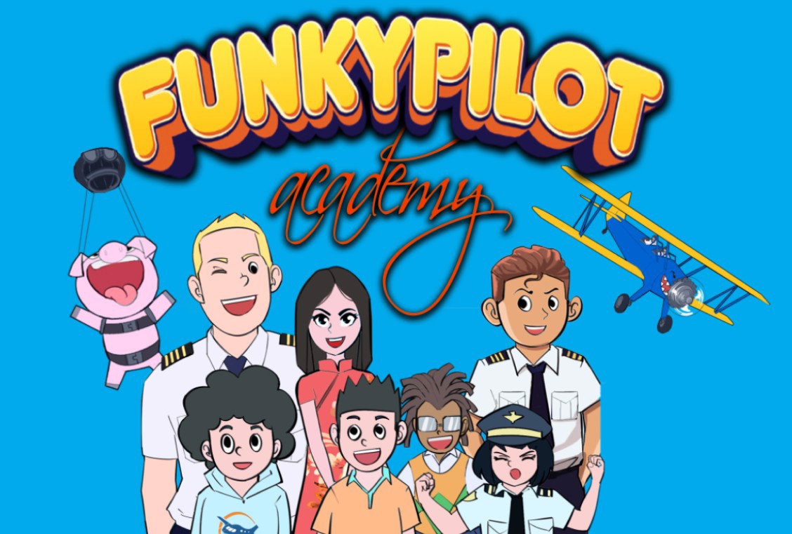 Funky Pilot Academy Logo