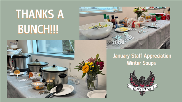 Thanks for Donating to Winter Soups Lunch for Staff
