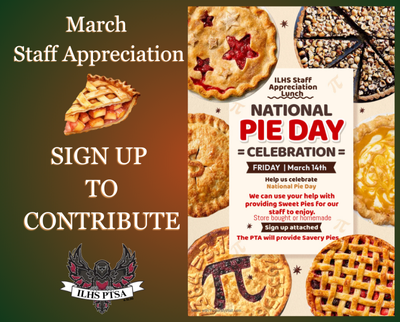 Staff Appreciation Pie Day!