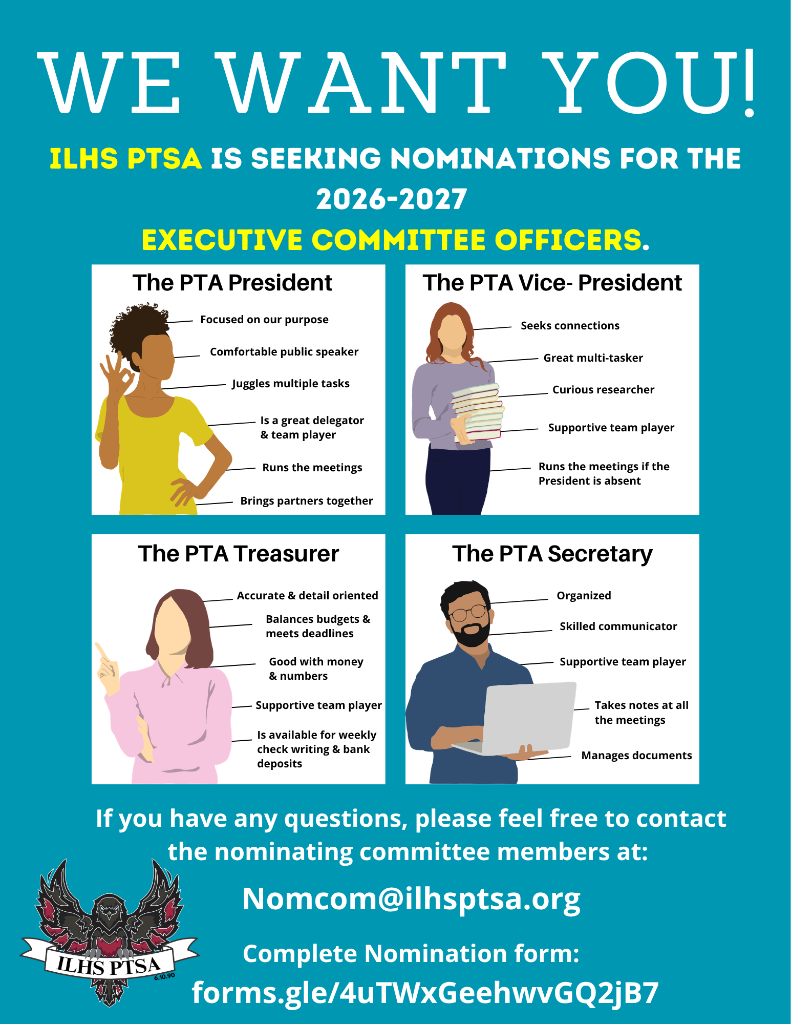 ILHS PTSA Leaders Wanted!