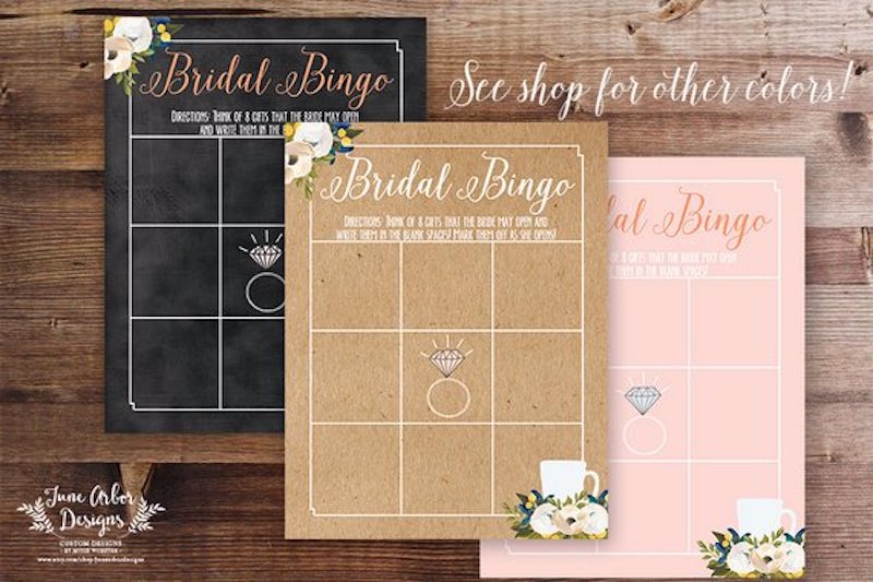 bridal shower games