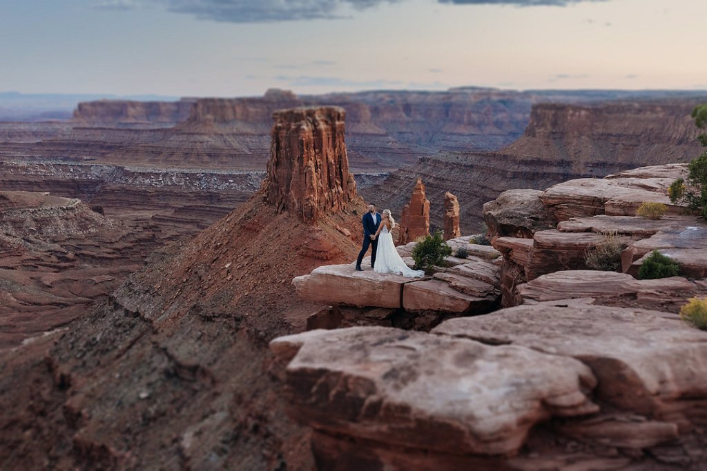 mountain desert wedding