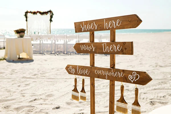 summer beach wedding