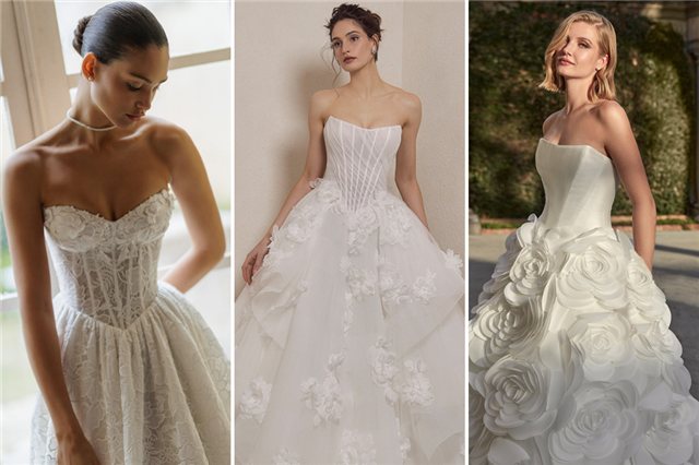 floral wedidng gowns