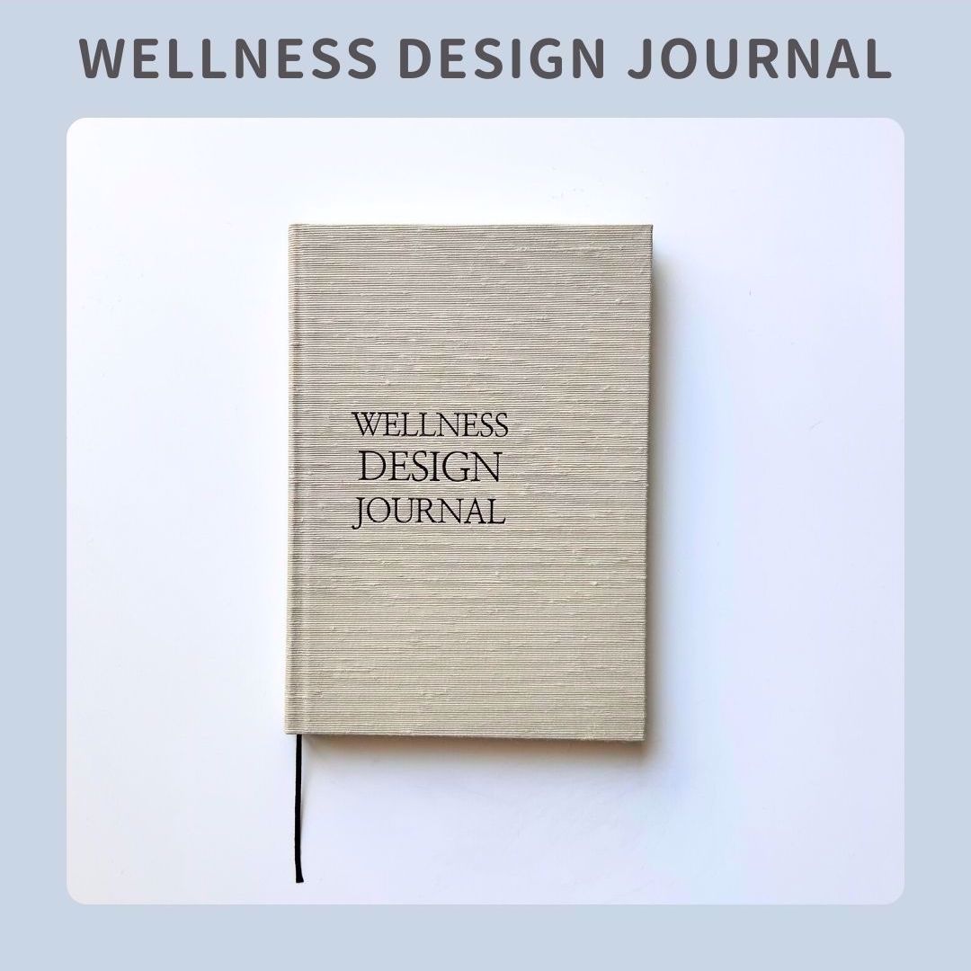 美滋様「WELLNESS DESIGN JOURNAL」ダークカラー箔押しが映えるオリジナルジャーナル&nbsp;