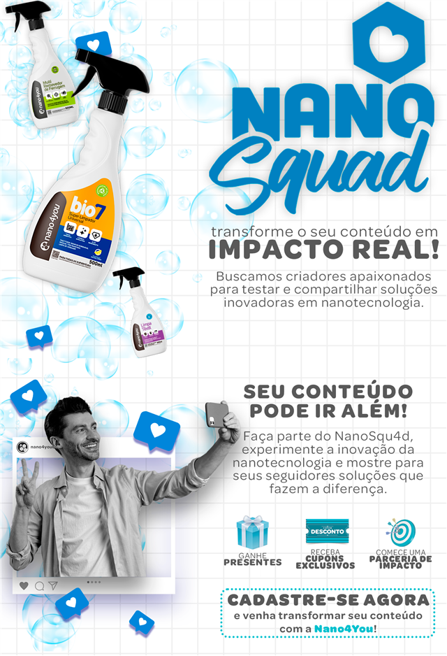 Nano4you - Nanotecnologia em produtos de limpeza