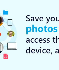 Save your files and photos to Sync and access them from any device, anywhere.