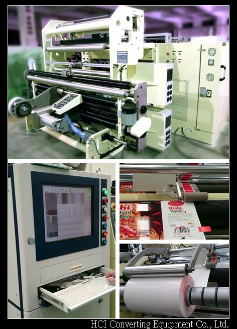 Slitter Rewinds and Rewinding Inspection machine with 100% Inspecting Camera System