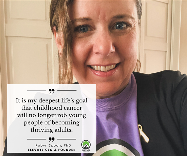 Robyn Spoon, Elevate Childhood Cancer Founder, pediatric cancer deserves precision medicine