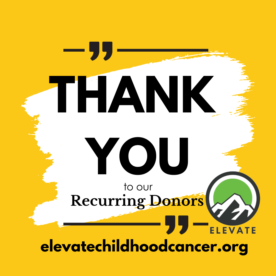 Thank you monthly donors to Elevate.