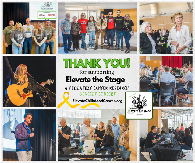 Elevate the Stage Columbus, childhood cancer fundraiser.