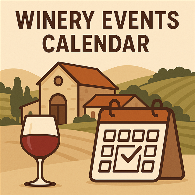 Winery Events Calendar