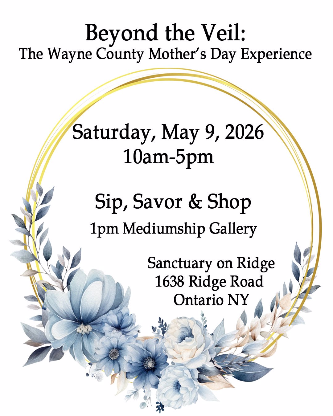 Beyond the Veil Mother's Day Event