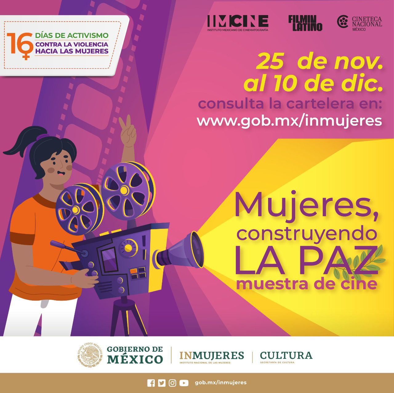Muestra de Cine. Mujeres construyendo la paz