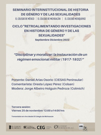Seminario Interinstitucional de historia de género y de las sexualidades
