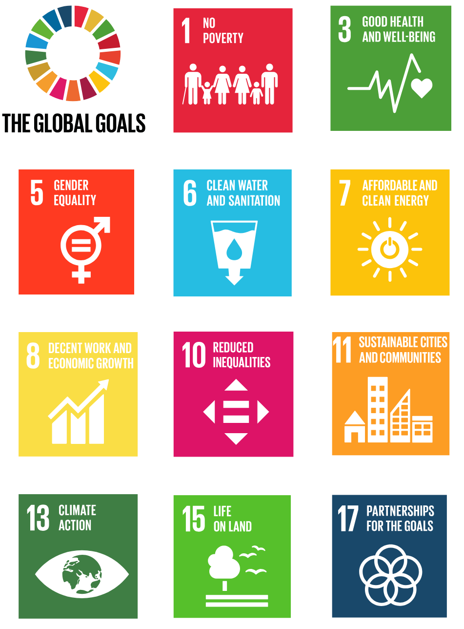Sustainable Development Goals- 1,3,5,6,7,8,10, 11,13,15,17