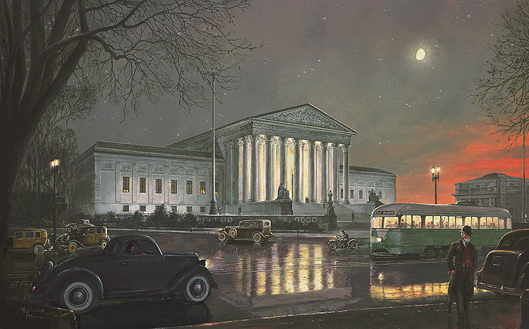 The Supreme Court by Moonlight