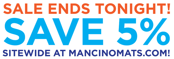 Mancino has a new website! Save 5% sitewide this week only!