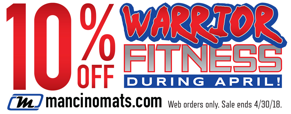 10% off Warrior Fitness Items in April