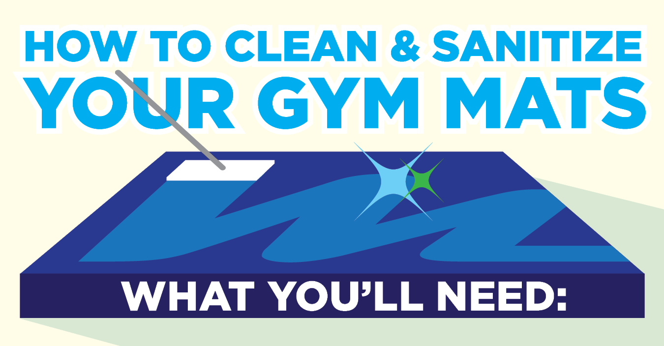 how to clean gym mats