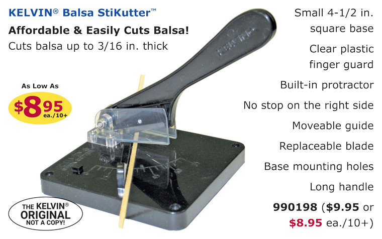 KELVIN® StiKutter™ for Balsa