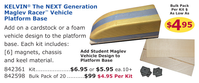  KELVIN® The NEXT Maglev Racer™ Basic Vehicle Keel Kit