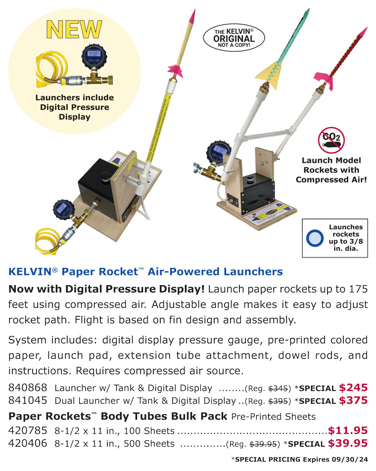 KELVIN®&nbsp;Paper Rockets
