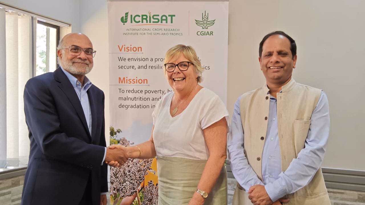 ICRISAT Welcomes New Board Chair Ms cathy Reade and Pays Tribute to the Transformative Leadership of Prof. Prabhu Pingali&nbsp;