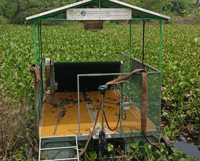 ICRISAT’s Solar-Powered Water Hyacinth Harvester Recognized Among India’s Top 100 Innovations of 2025