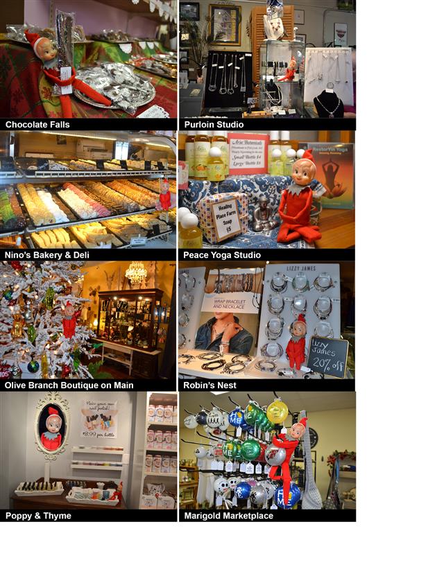 Elf visits to Downtown businesses