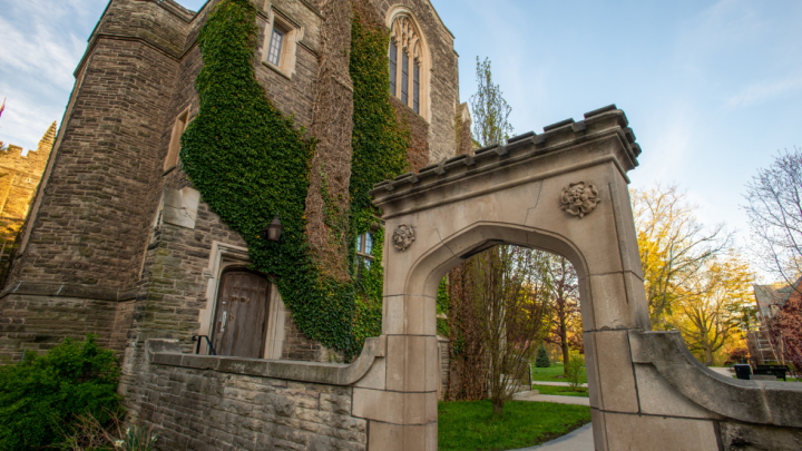 [Image Description:  Edwards Archway, located on Main Campus at McMaster University.]