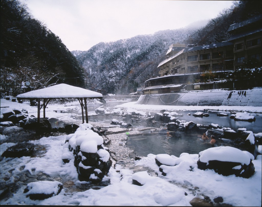 Yubara Onsen in Okayama