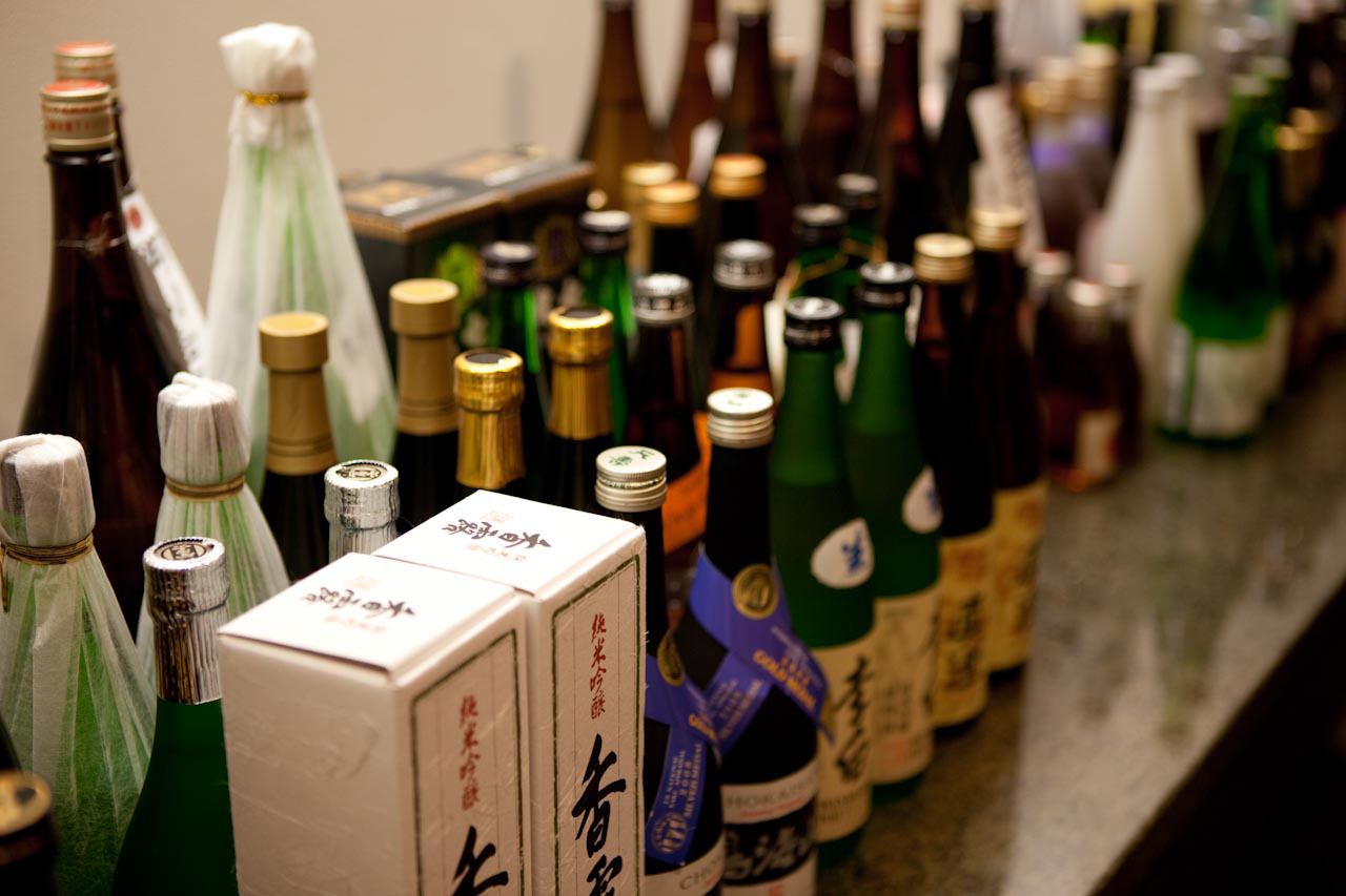 Taste lots of sake!