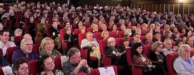 Festival crowd supporting BJF