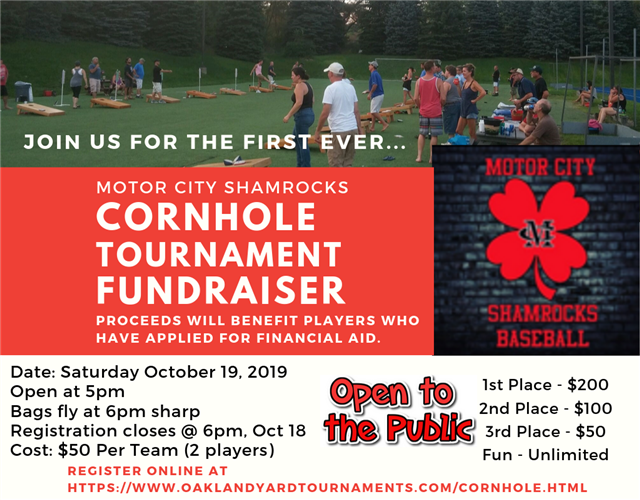 Motor City Shamrocks Cornhole Tournament Fundraiser Waterford
